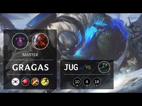Gragas Jungle vs Fiddlesticks - KR Master Patch 9.15