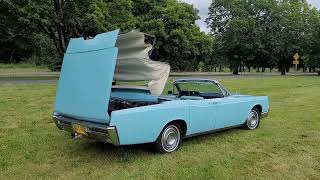 1967 Lincoln Continental Convertible Top Operation