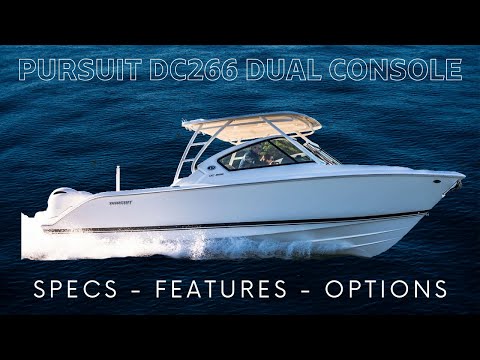 Pursuit DC 266 Dual Console Boat Walkthrough Review