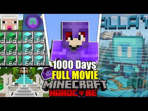 Surviving 1000 Days in Hardcore Minecraft?! [EPIC MOVIE]
