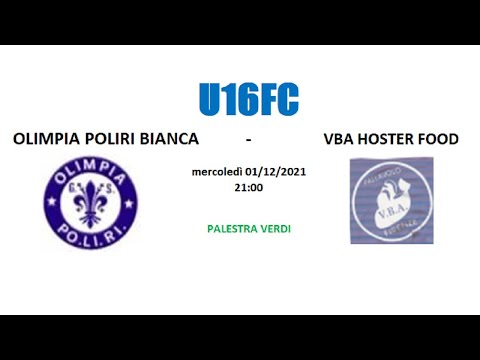 U16FC - OLIMPIA POLIRI BIANCA vs VBA HOSTER FOOD