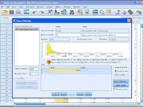 Spss Tutorials Creating A Categorical Variable