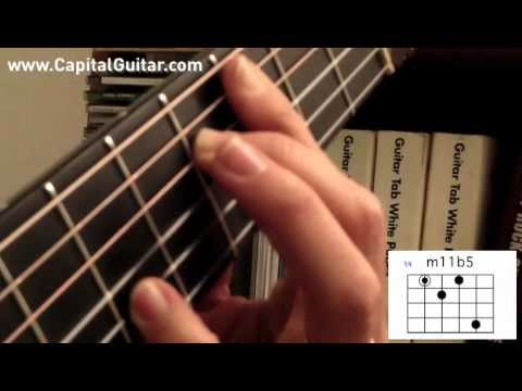 66 Bossa Nova Guitar Chords Pt. 6: m7b5 and Diminished voicings