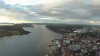 preview picture of video 'Flight over Moss town.wmv'