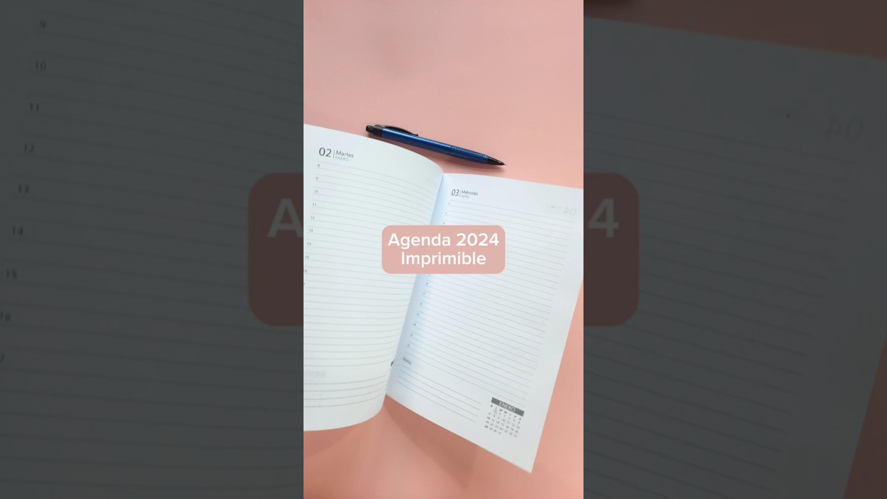 Agenda Diaria 2024 - PDF Imprimible 🚀