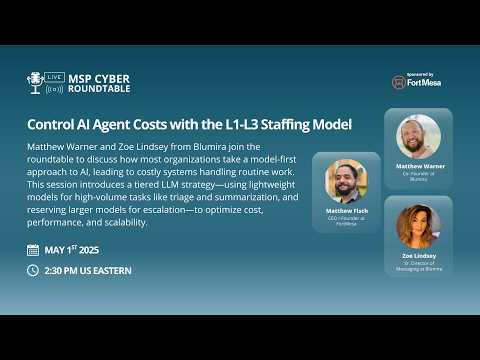 Control AI Agent Costs with the L1-L3 Staffing Model