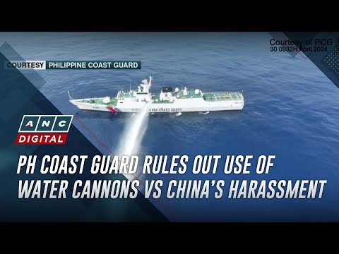 PH Coast Guard rules out use of water cannons vs China’s harassment