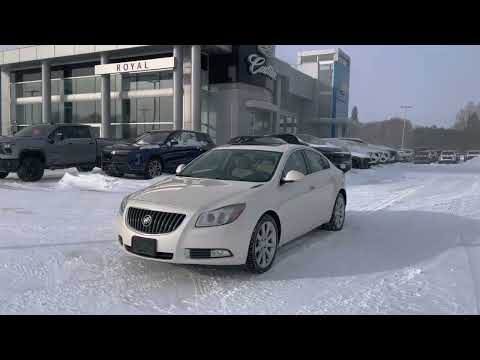 2013 Buick Regal 4dr Sdn Turbo Sport in White for sale at Royal Chevrolet in Orangeville, ON