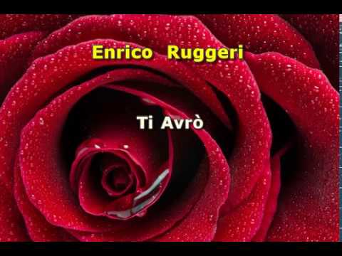 Enrico Ruggeri Ti Avro' karaoke