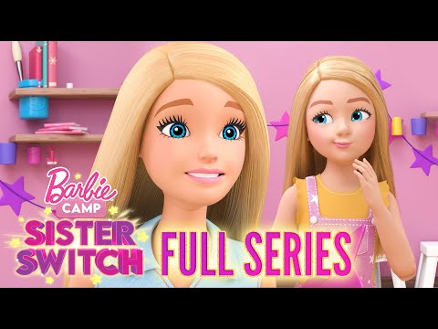 Barbie Camp Sister Switch! | FULL EPISODES 1-4 🏕