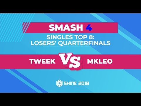 Tweek vs MkLeo - Smash 4 Singles Top 8: Losers' Quarterfinals - Shine 2018