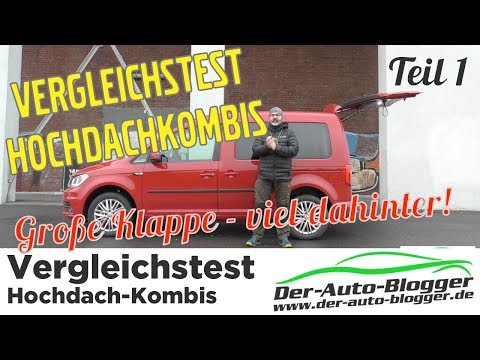 Comparison test: VW Caddy, Ford Tourneo, Dacia Dokker, Peugeot Rifter, ...