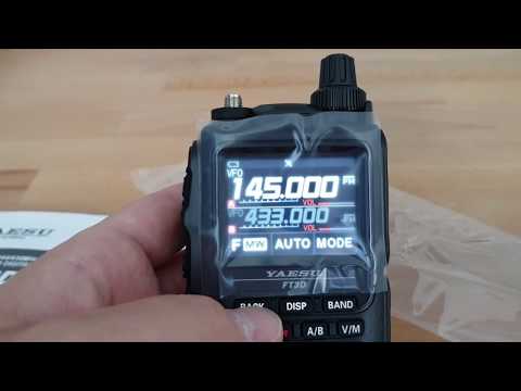 Yaesu FT3D unboxing