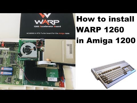 How to install WARP1260 in Amiga 1200