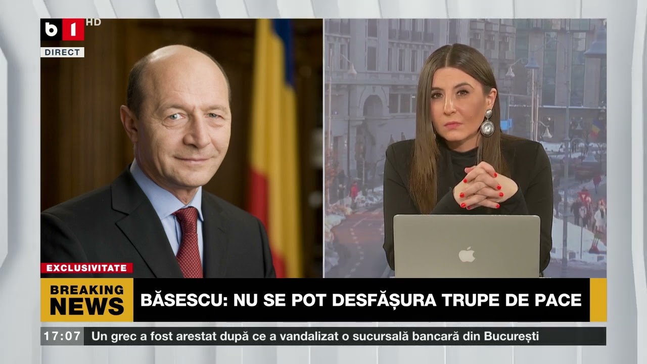 Băsescu:Trump are o putere redusă de negociere în raport cu Rusia.E un agent imobiliar care înțelege