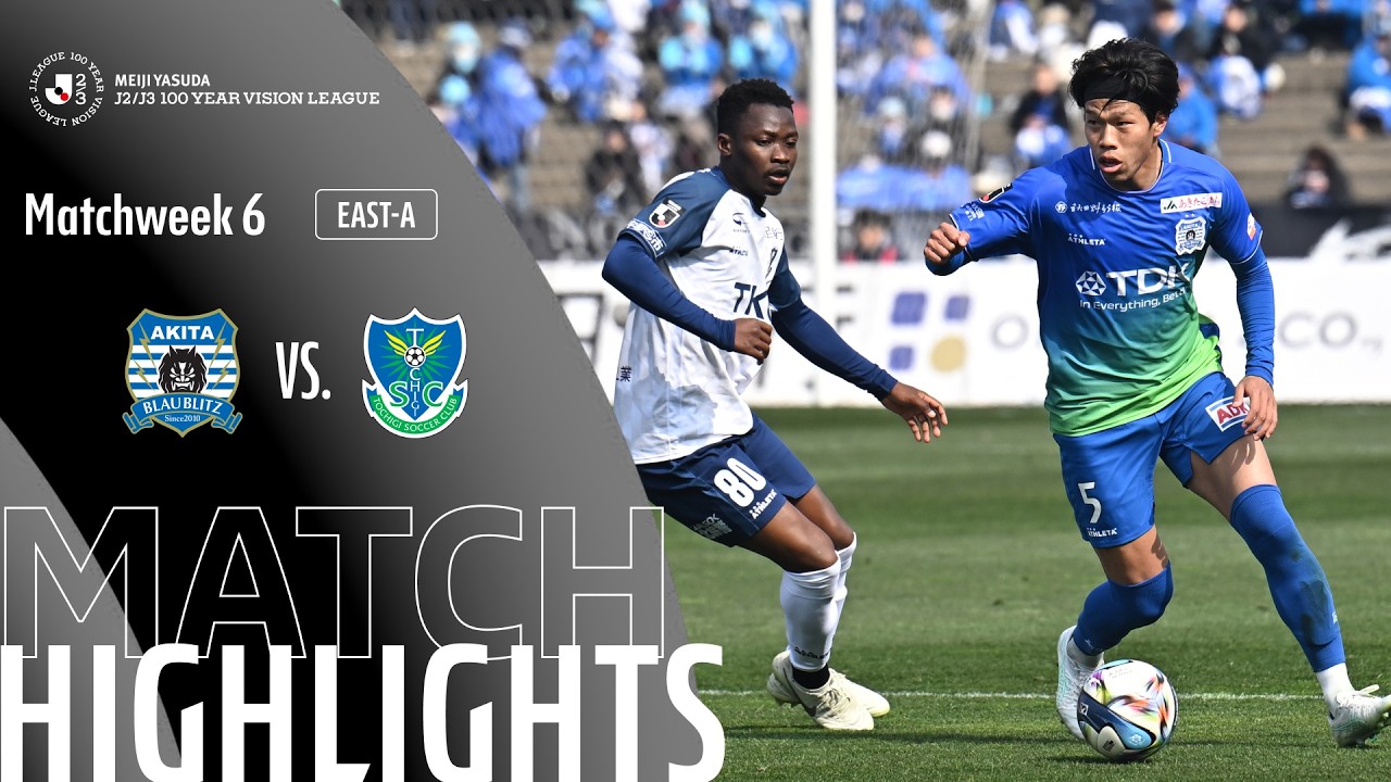 Blaublitz Akita vs Tochigi SC Highlights