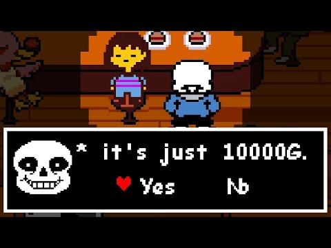 Can You PAY Sans in Grillby's with Enough Gold? [ Undertale ]