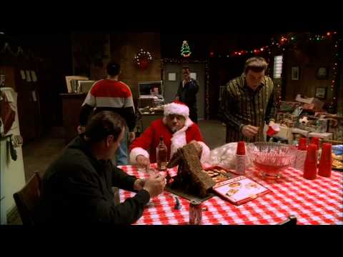 The Sopranos - Tony Figures Out Sal Wore a Wire To The X-Mas Party