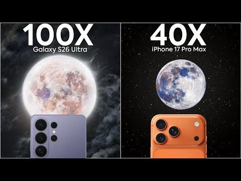 Samsung Galaxy S26 Ultra vs iPhone 17 Pro Max Live Zoom Test Comparison