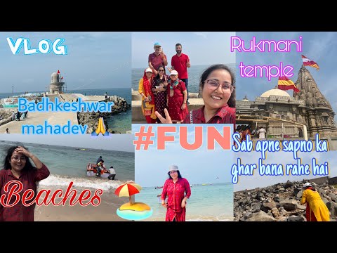 Had an amazing time at the beach 🏖️ || Blue flag beach || Gujarat || Badhkeshwar + rukmani temple
