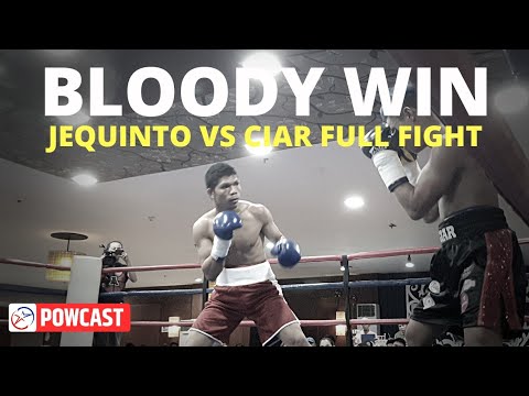 KAHIT DUGUAN BASTA PANALO | Mark Jequinto vs Rafael Ciar | Philippine Boxing Full Fight