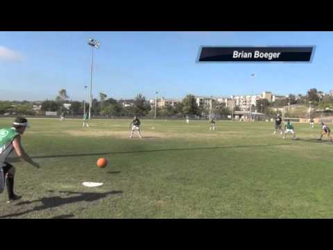 El Guapo vs Los Brew Crew - San Diego Kickball Open 2012 - Semifinals