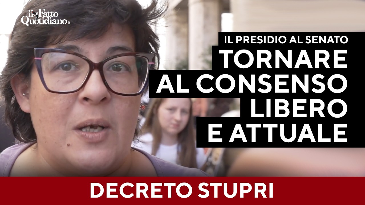Ddl stupri, centri antiviolenza davanti al Senato: "Si deve tornare al consenso libero e attuale"
