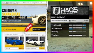 GTA 5 Online PS5/Xbox Series X - How To Get FREE NEW Cars & FREE Upgrades At Hao