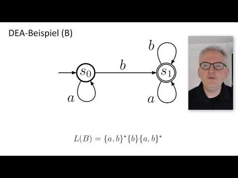 Grundlagen der Informatik, Lehrvideo; Formale Sprache, Endlicher Automat (DEA) - mit Übungsteil