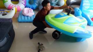 how to install inflatable jet ski