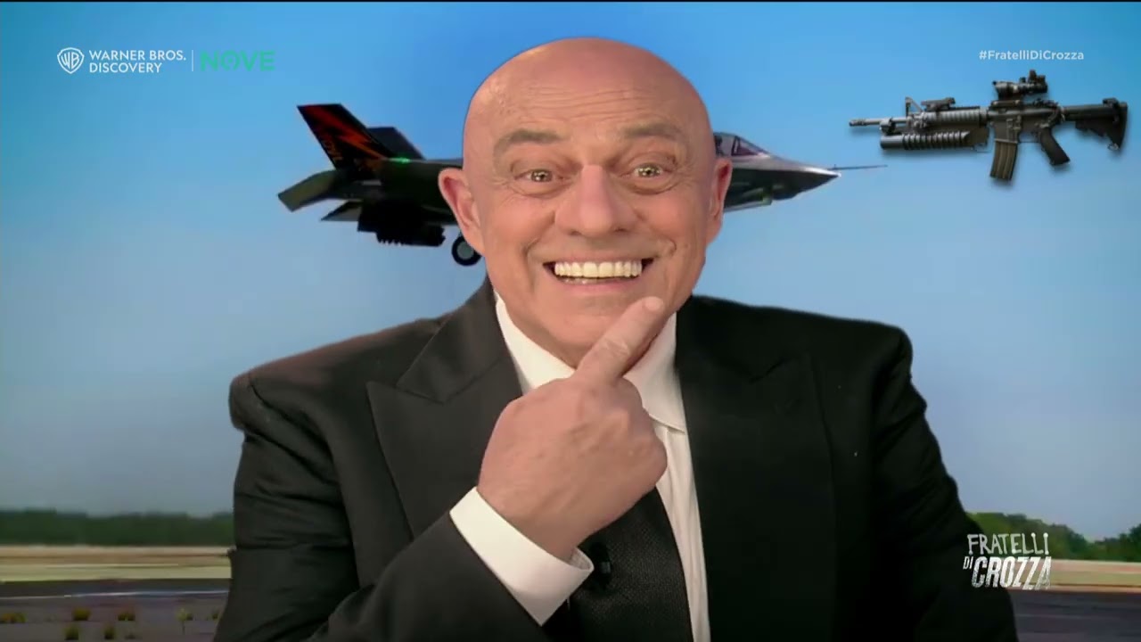 Crozza Crosetto: "Se non investi in armi poi non puoi fare gli asili" | Fratelli di Crozza