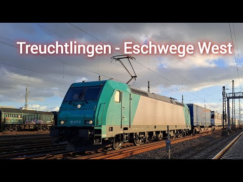 Mit einem abgestellten Zug von Treuchtlingen nach Eschwege West über die Nord Süd Strecke