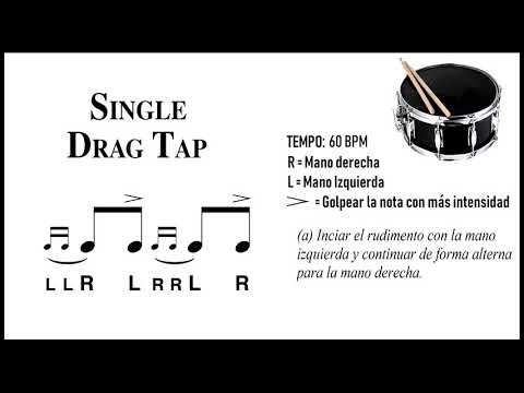 32. Single Drag Tap – 40 RUDIMENTOS | Clases de Batería