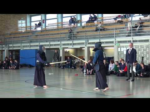 Kendo NRW Einzelmeisterschaft 2018 - Halbfinale Herren - Remmel vs Maschlanka