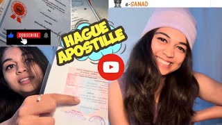 Hague Apostille process in India | Study abroad| Mandatory stamp on degree #apostille #phd #portugal