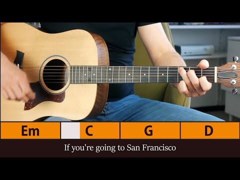PLAY ALONG "SAN FRANSISCO" SCOTT MCKENZIE | Guitar Pilgrim
