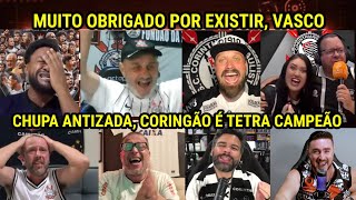 CHORO E EMOÇÃO - REAÇÕES dos CORINTIANOS ENLOUQUECIDOS CAMPEÕES da COPA DO BRASIL l VASCO 1X2 TIMÃO