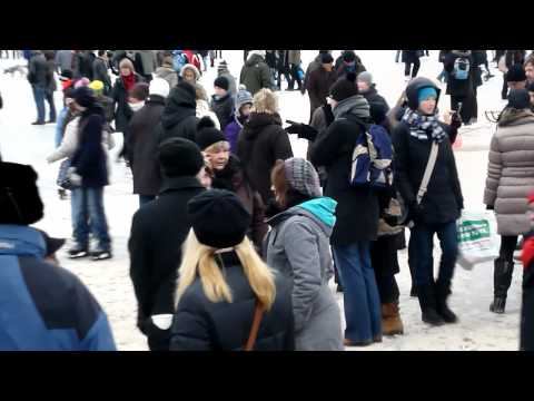 Alstervergnügen Eisvergnügen 11.Februar 2012 Außenalster im Eis