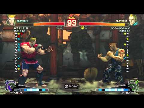 ACE・EIRIN [Guile] vs OO0ooO00oooO [Abel] SSF4 Japanese Online Ranked Matches - TRUE-HD