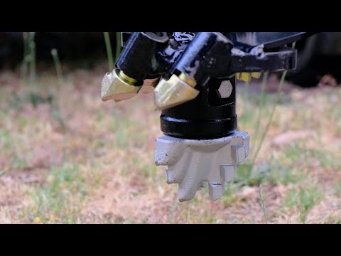 Himac Skid Steer Rock Augers - Himac Attachments