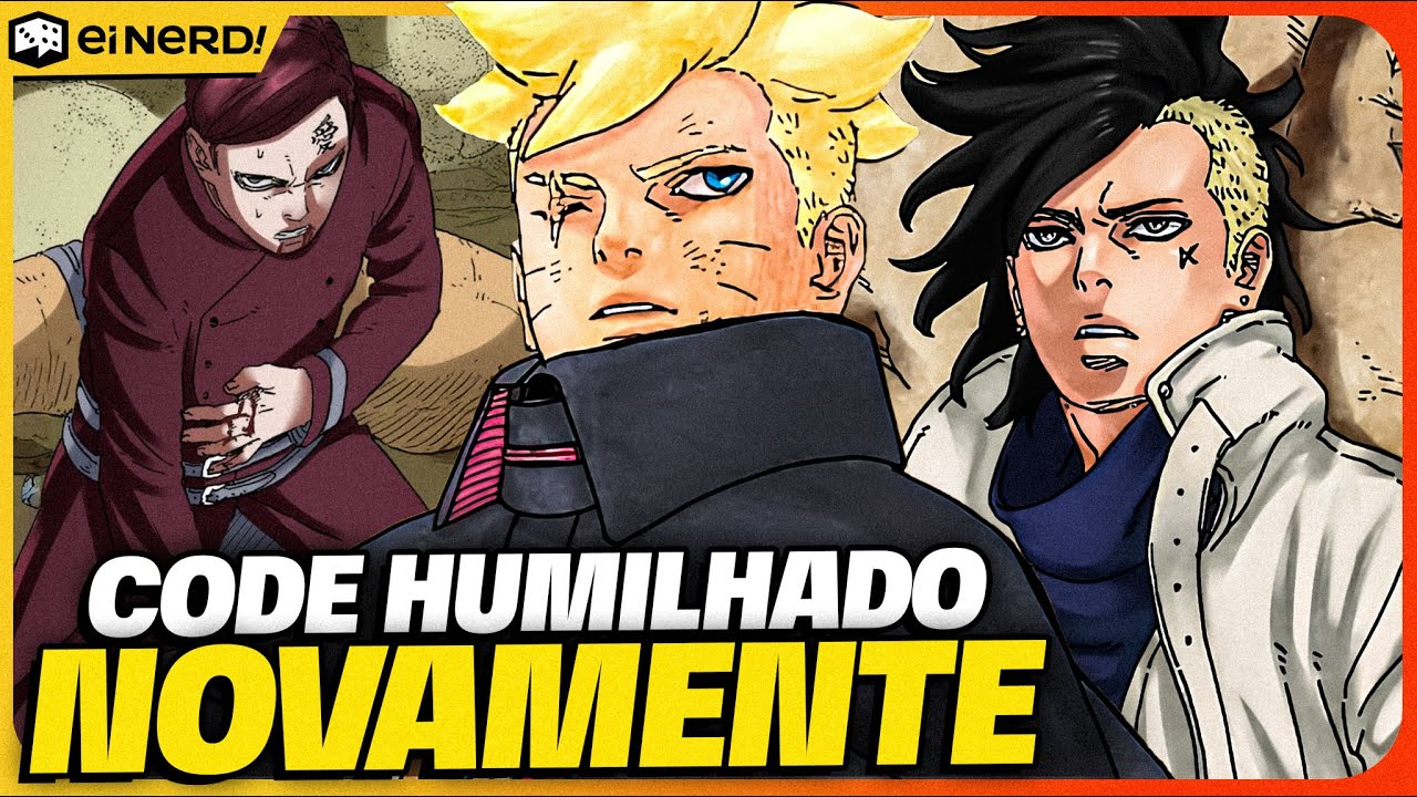 AMADO ESTÁ MANIPULANDO TUDO! CODE HUMILHADO DE NOVO! #Boruto TBV capítulo 15