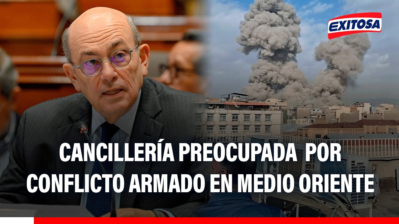 🔴🔵 Cancillería expresa preocupación ante conflicto armado en el Medio Oriente