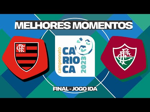 FLAMENGO 2 x 0 FLUMINENSE • Melhores Momentos • Cariocão 2023 • Final Ida