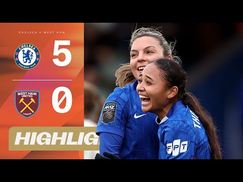 Dominant Chelsea Seal The Three Points! | Chelsea v West Ham United | Barclays WSL 25/26