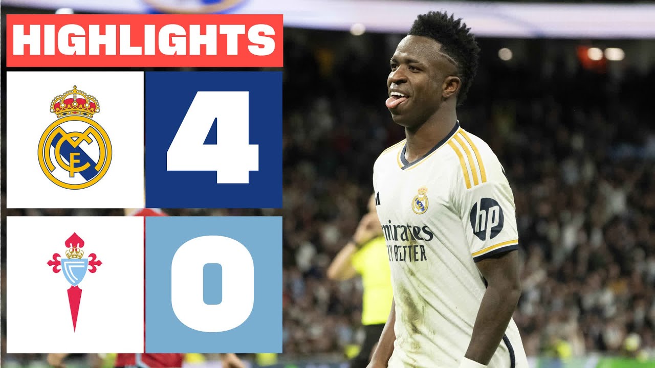 Real Madrid vs Celta de Vigo highlights