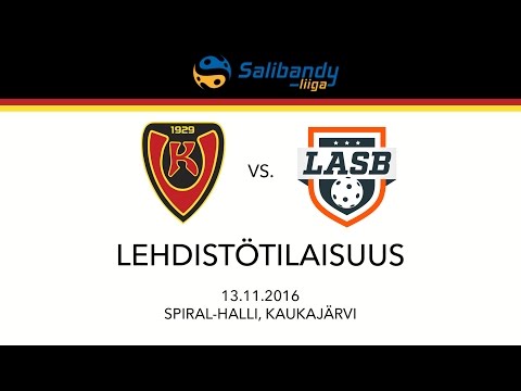 Miesten Liiga: Koovee-LASB, 13.11.2016, Lehdistötilaisuus