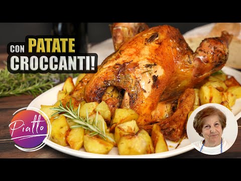 Pollo al Forno con Patate Croccanti! Ricetta della Nonna | Secondo Piatto