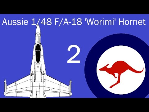 Step by Step - Kinetic F/A-18 1/48, Part 2: Intakes and Exhausts