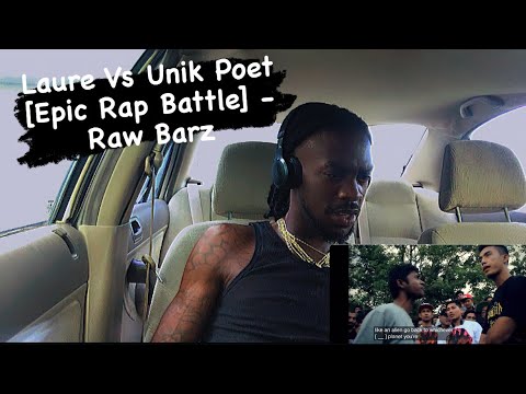 Laure Vs Unik Poet [Epic Rap Battle] - Raw Barz ( American reaction video) 🫣😮‍💨