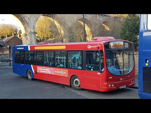 Via The A690: Route 20 | NK54NVJ/5214 - Go North East: Scania L94UB/Wright Solar